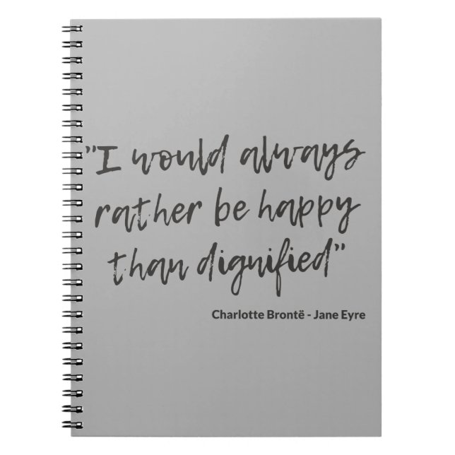 Jane Eyre Quote I Notebook (Front)