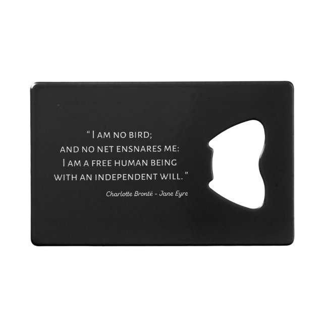 Jane Eyre Quote II - Classic Style (Front (Horizontal))