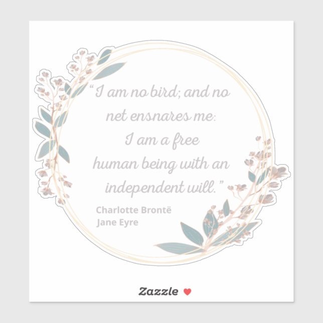 Jane Eyre Quote II - Cute Style (Sheet)