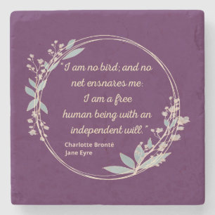 Jane Eyre Quote II - Cute Style Stone Coaster
