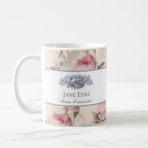 Jane Eyre - Reader I Married Him - Doves Floral Coffee Mug