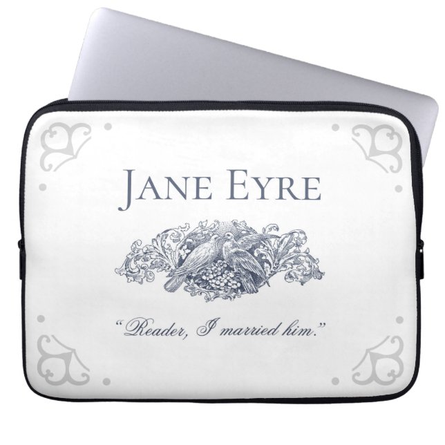 Jane Eyre - Reader I Married Him - Doves Laptop Sleeve (Front)