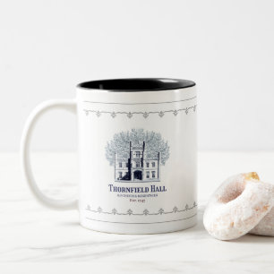 Jane Eyre Thornfield Hall Rochester Residences Two-Tone Coffee Mug