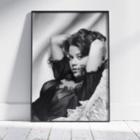 Jane Fonda Poster ~ Black and White ~ Wall Decor