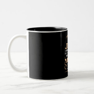 Jane Girl Name Definition Two-Tone Coffee Mug