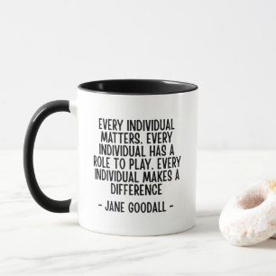 Jane Goodall quote Mug