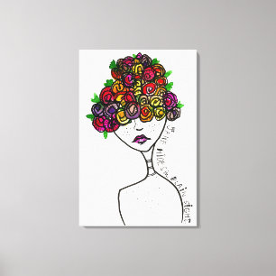 Jane Hides in Plain Sight Canvas Print