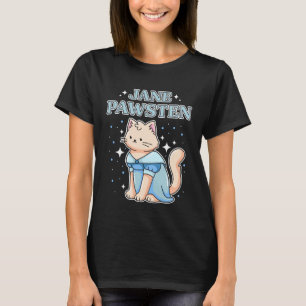 Jane Pawsten Regency Cat Classic Literary Cat Love T-Shirt