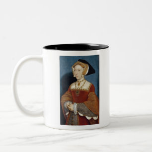 Jane Seymour - Hans Holbien the Younger - 1536 Two-Tone Coffee Mug