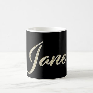Jane white Handwriting Tasse Kaffeetasse Coffee Mug