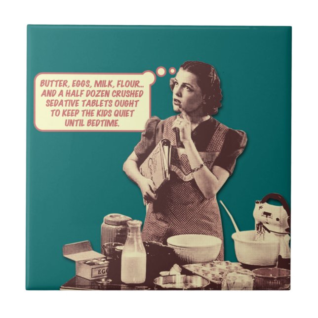 Jane's Cake Recipe Tile (Front)