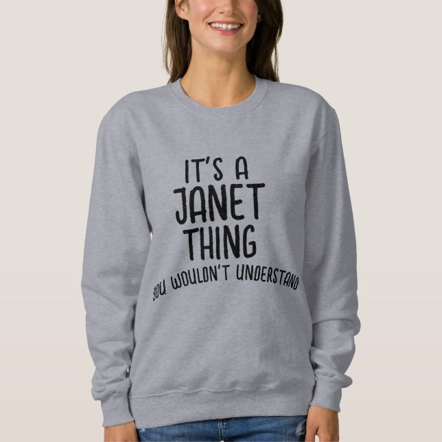 JANET THING T-Shirt Sweatshirt (Front)