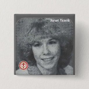 Janet Tkacik 15 Cm Square Badge
