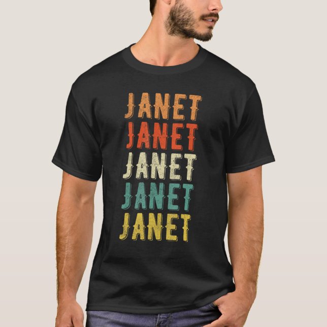 Janet Vintage Retro_13 T-Shirt (Front)