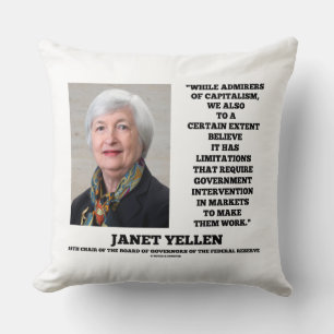 Janet Yellen Admirers Capitalism Govt Intervention Cushion