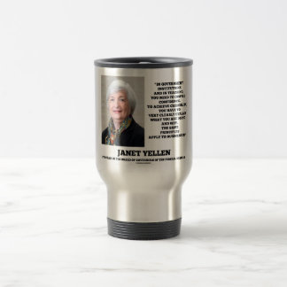 Janet Yellen Govt Institutions Teaching Inspire Travel Mug