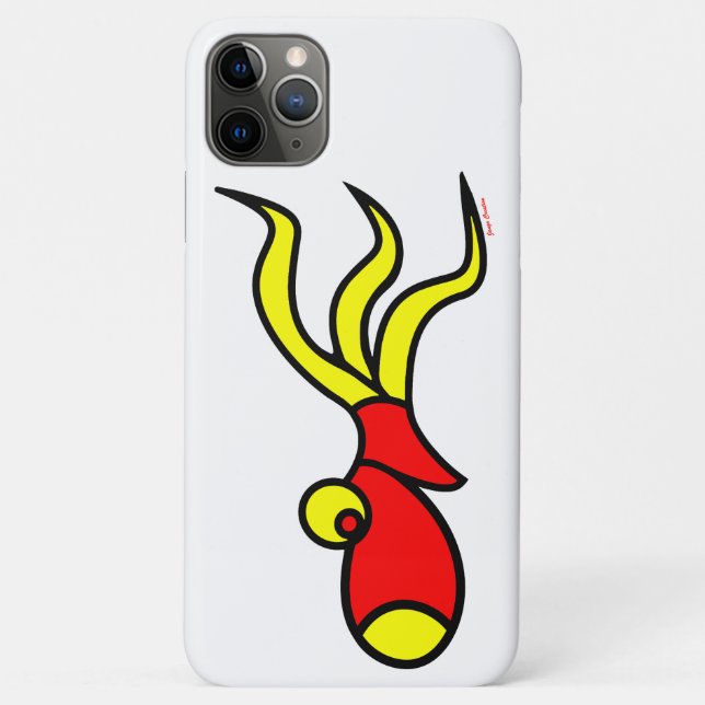 jango creation funny  appel i phone octopus case (Back)