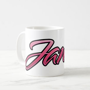 Janice faded pink cup tea cup coffee cup