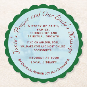 Janie's Prayer Promotional Paper Coaster
