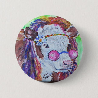 Janis Cow 6 Cm Round Badge