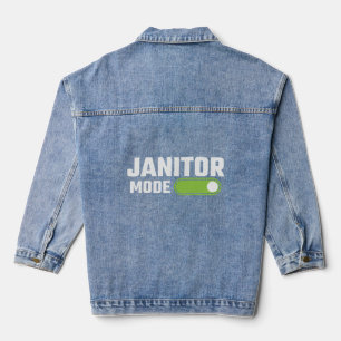 Janitor Fashion Janitor Profession Work Denim Jacket