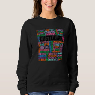 Janitor Graphic Facility Manager Craftman Handyman Sweatshirt