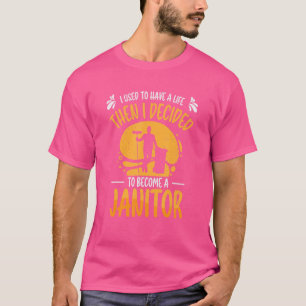 Janitor House Cleaning Building Maintenance Custod T-Shirt