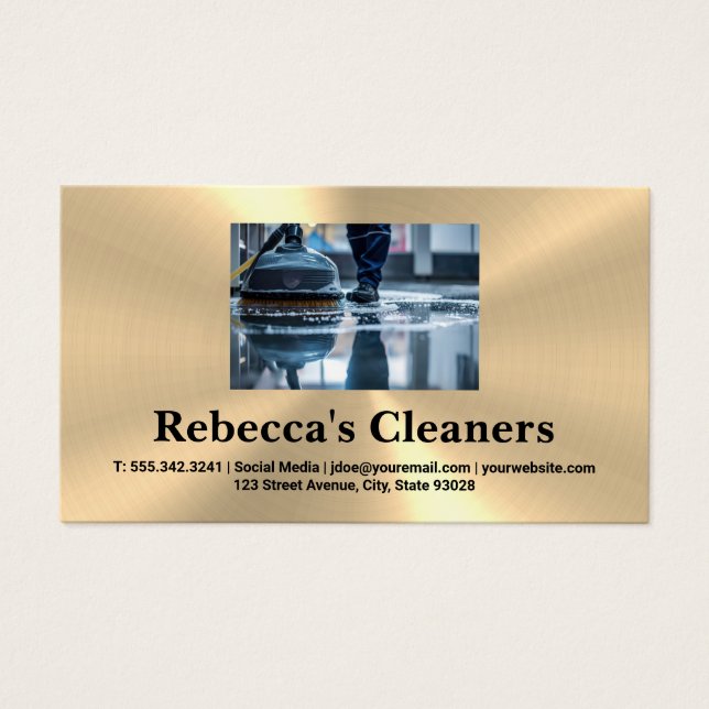 Janitor Mopping the Floor | Sanitising (Front)