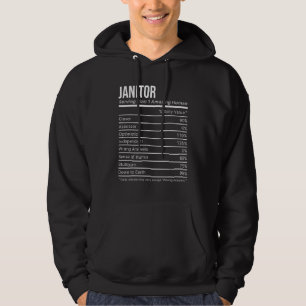 janitor Nutritional Values  Nutrition Facts Hoodie