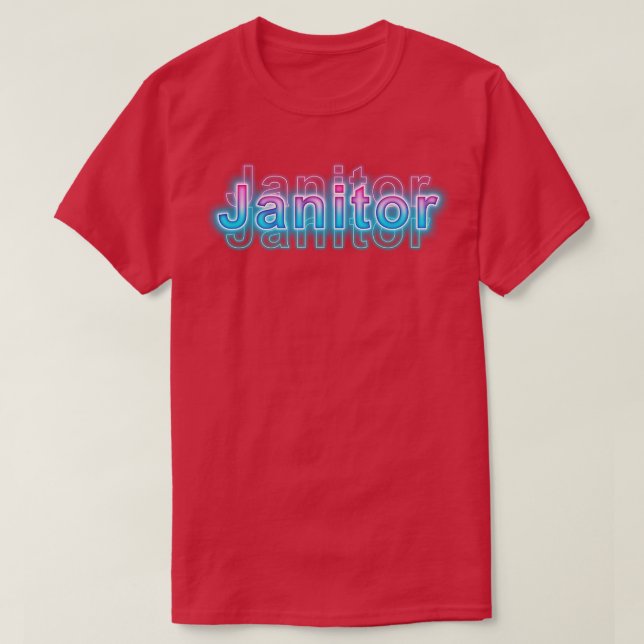 Janitor T-Shirt (Design Front)