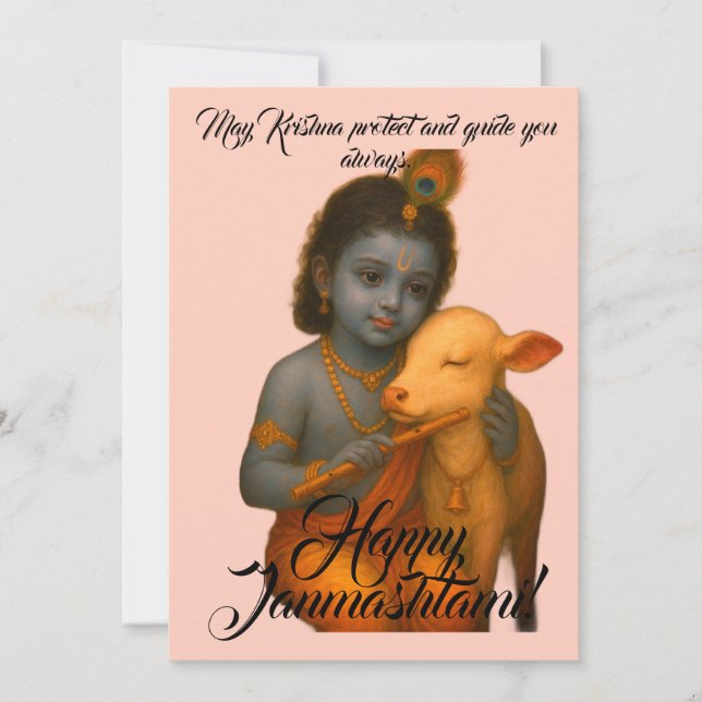 Janmashtami Greeting Card (Front)