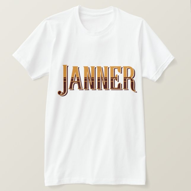 Janner Devon Dialect Slang  T-Shirt (Design Front)