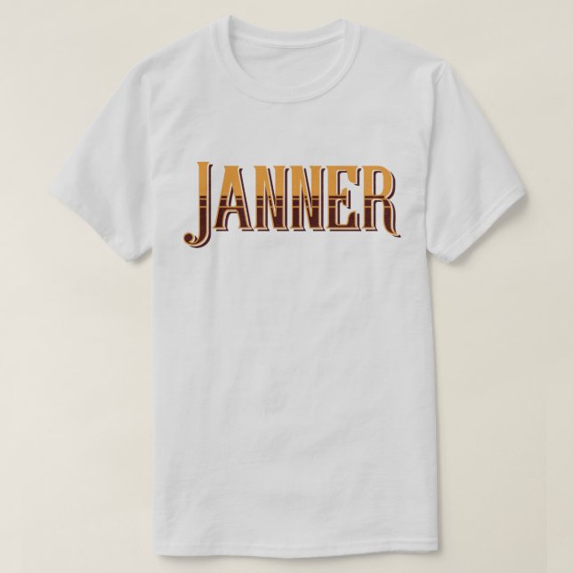 Janner Devon Dialect Slang T-Shirt (Design Front)