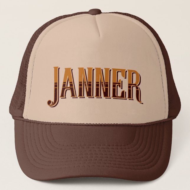Janner Devon Dialect Slang Trucker Hat (Front)