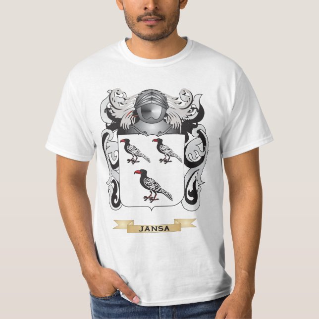 Jansa Coat of Arms (Family Crest) T-Shirt (Front)