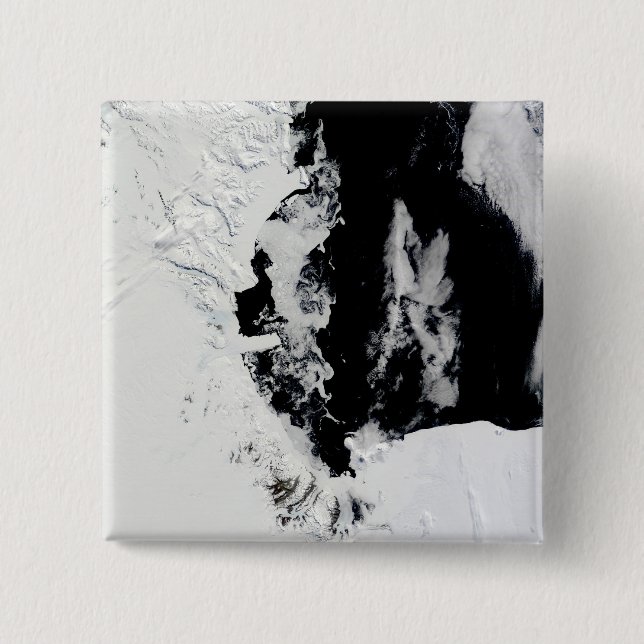 January 18, 2010 - Ross Sea, Antarctica 15 Cm Square Badge (Front)