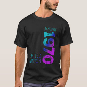 January 1970 Retro 1970 Vintage 1970 Legendary Yea T-Shirt