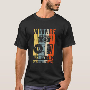 January 1985 37 Year Old 1985 Birthday Gift T-Shirt