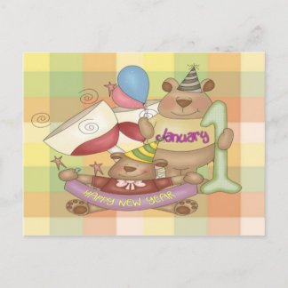 January 1 postcard