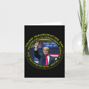January 20 Funny Inauguration Day 2025 Memorabilia Card