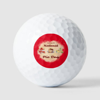 January 23 National Pie Day Golf Balls