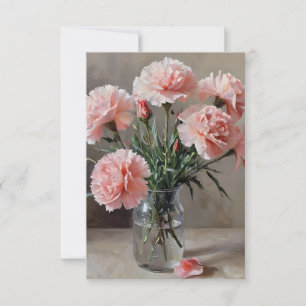 January 29 National Carnation Day B Card