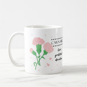 January Birth Flower Mug with Flower Meanings