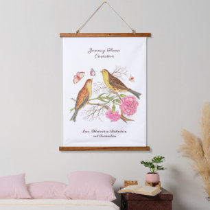 January Birth Month Flower Birthday Gift Hanging Tapestry