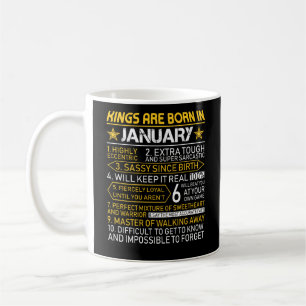 January Birthday Coffee Mug
