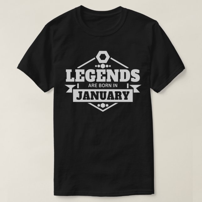 january birthday T-Shirt (Design Front)