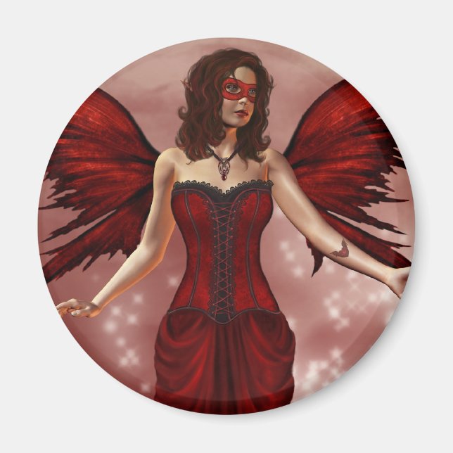 January Birthstone Fairy Magnet (Front)