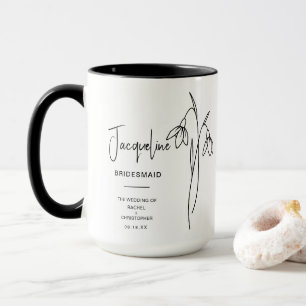 January Bridesmaid   Snow Drop Birth Flower Mug