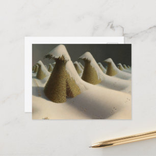 January by Grant Wood Postcard
