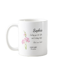 January Carnation Personalised Birthday